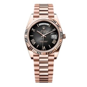 Rolex Day-Date 40 Black Smoke Dial Replica
