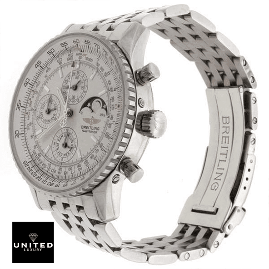 Breitling Navitimer Olympus A19340 Replica 5 Breitling Navitimer Olympus White Dial Replica white background