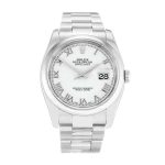 Rolex Oyster Perpetual Datejust White Dial 116200 Replica