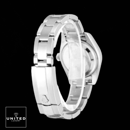 Rolex Datejust 179179 Oyster Replica Fold Clasp on the Rolex logo