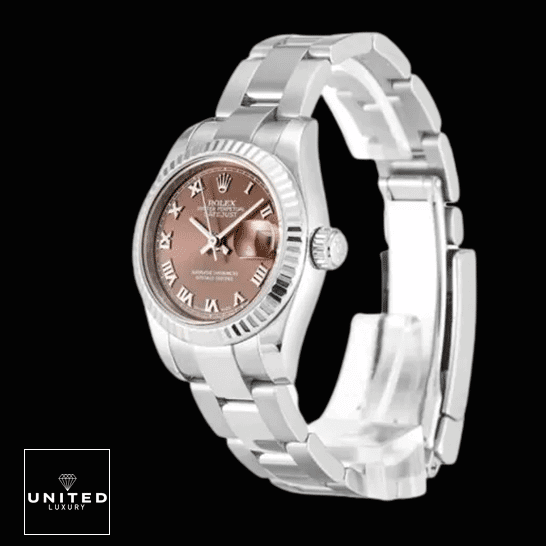 Rolex Datejust 179179 Bronz Dial with Romen Numerial Fluted Bezel Replica