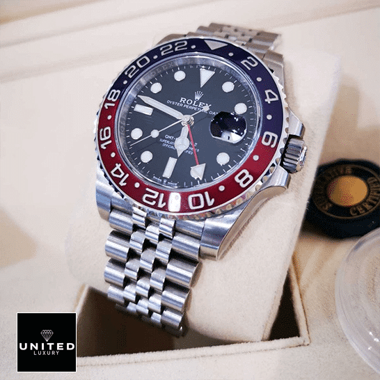 Rolex Pepsi Replica 2 Rolex Gmt Master 116719BLRO Blue & Red Bezel Replica Jubilee Bracelet