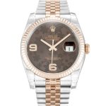Replica Rolex Datejust 36mm Chocolate Floral Dial 116231