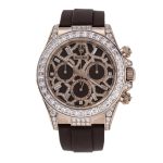 Daytona "Giraffe" Rose Gold Diamond Brown Pave Dial 40mm